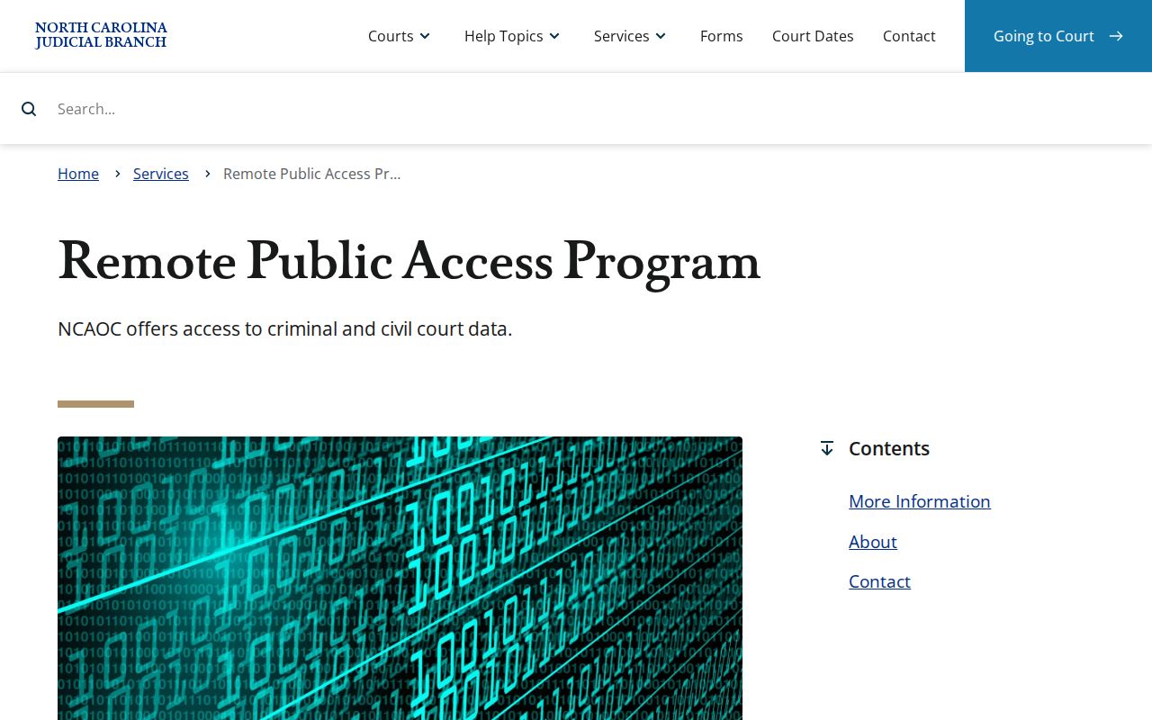 Pasquotank County court schedule remote public access resource